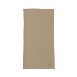 Porte chequier long en cuir taupe - Frandi