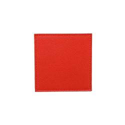 Set de 6 sous verres carré-Rouge