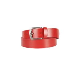 Ceinture en cuir rouge