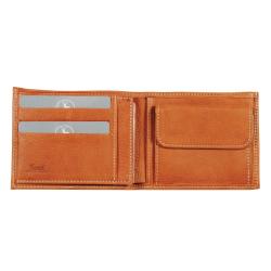 Portefeuille rectangulaire en cuir 