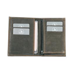 Portefeuille fin en cuir 