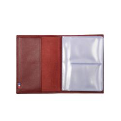 Porte-cartes en cuir 48 cartes