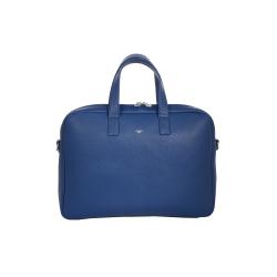 Sac buiness bleu en cuir 35996