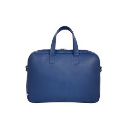 Sac buiness bleu en cuir 35996