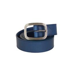 Ceinture bleu jean en cuir - Frandi ceinture femme