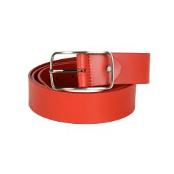 Ceinture large en cuir rouge - Frandi