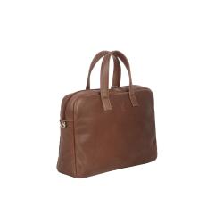 Sac business en cuir cognac - 5996