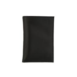 Porte carte en cuir noir personnalisable - Frandi