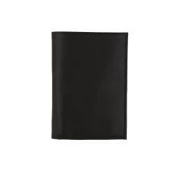 Portefeuille en cuir noir personnalisable