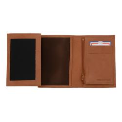 Portefeuille 3 volets en cuir - 47466