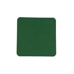 Tapis souris en cuir vert made in France