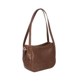 Sac épaule cuir cognac