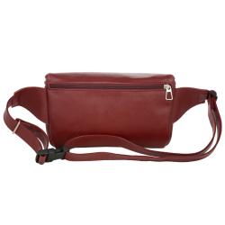 Sac banane femme bordeaux