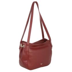 Sac épaule Bordeaux en cuir Frandi