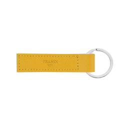 Porte-clés rectangulaire-jaune