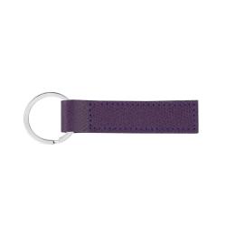 Porte clés en cuir violet Frandi