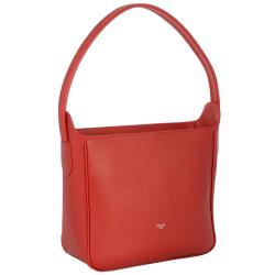 Sac cuir - sac épaule rouge en cuir Frandi