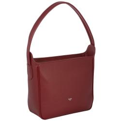Sac porté épaule bordeaux