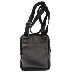 Pochette homme en cuir lisse