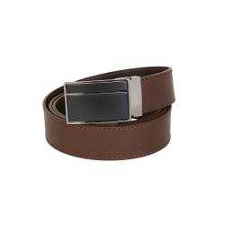 Frandi ceinture avec boitier en cuir marron