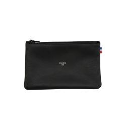 Mini pochette cuir-Noir