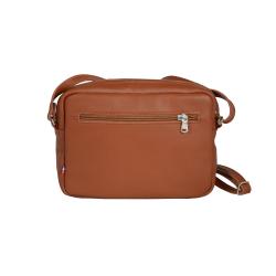 Petit sac camel en cuir - Frandi