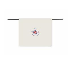 Pochette femme cuir beige - de face