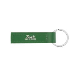 Porte clef vert en cuir - Frandi