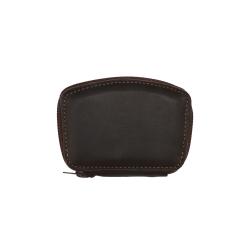 Porte monnaie cuir marron