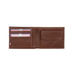 Portefeuille double poche billet