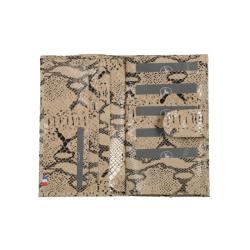 compagnon cuir beige- de face