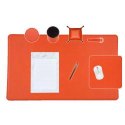 Parure de bureau 80/50 cm-Orange