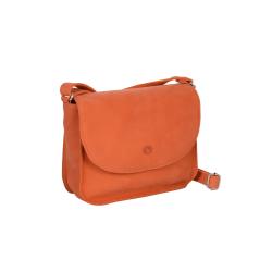 Sac cuir femme bandoulière orange 96189