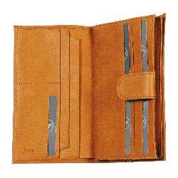 Compagnone cuir miel - de face