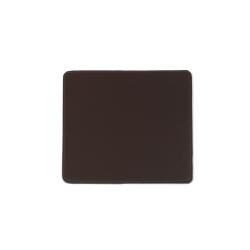 Tapis souris en cuir marron - de face