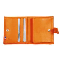 Porte monnaie orange - de face