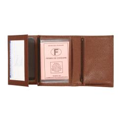 Portefeuille homme 4 volets en cuir - Frandi