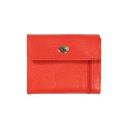 Portefeuille rouge en cuir - Frandi