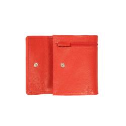 Portefeuille rouge en cuir - Frandi