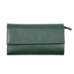 Compagnon cuir vert - de face