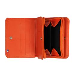 Porte monnaie femme orange - Frandi