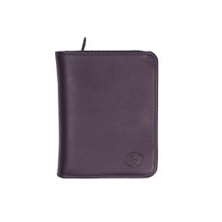 Porte monnaie femme violet - ouvert