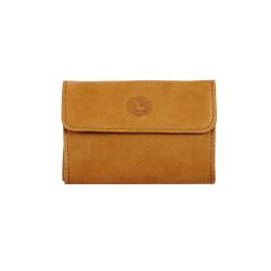 Porte monnaie cuir miel - de face