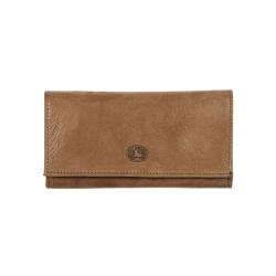 Porte monnaie femme taupe - ouvert