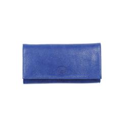 Porte monnaie femme bleu - ouvert