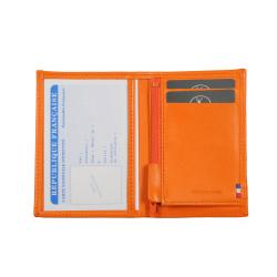 Portefeuille femme orange - Frandi