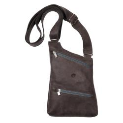 Holster en cuir gris - de face