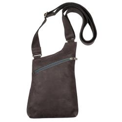 Holster en cuir gris - de face