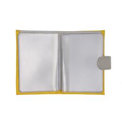 Porte carte jaune et gris - Frandi
