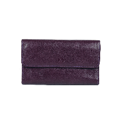 Compagno en cuir violet lisse- Frandi